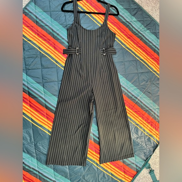 Pinstripe jumpsuit - Picture 1 of 4